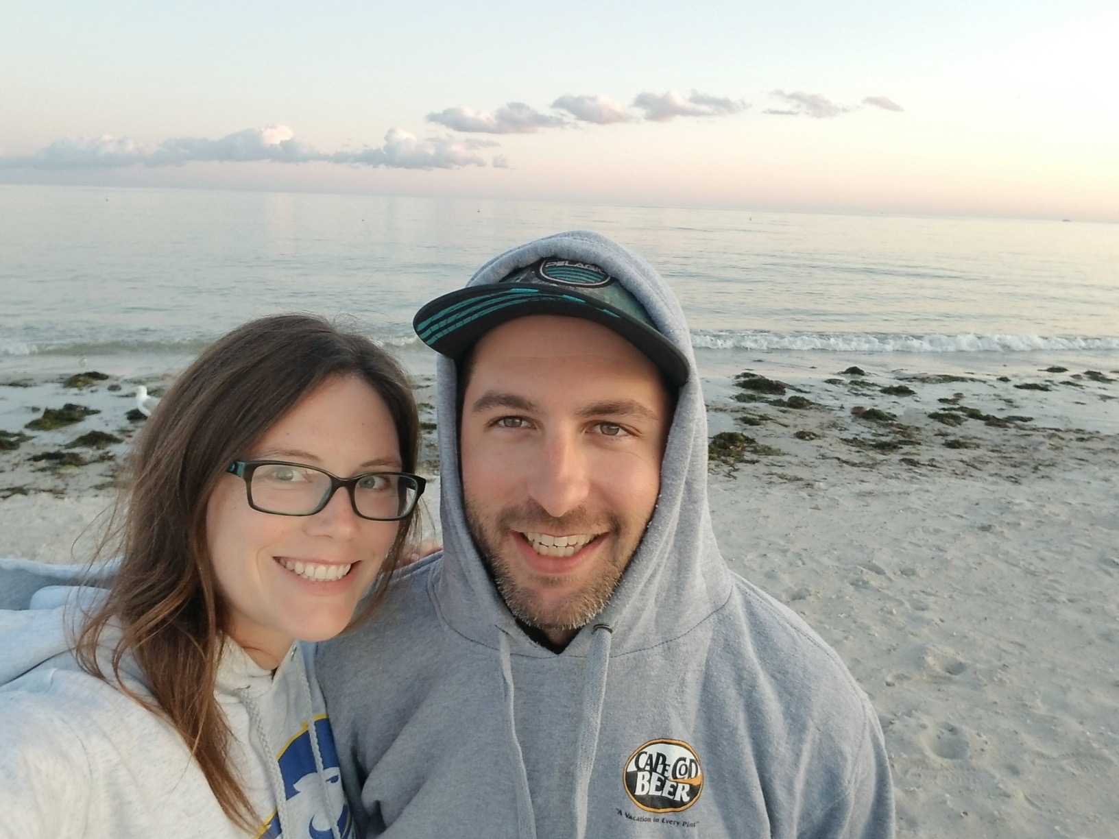On the beach